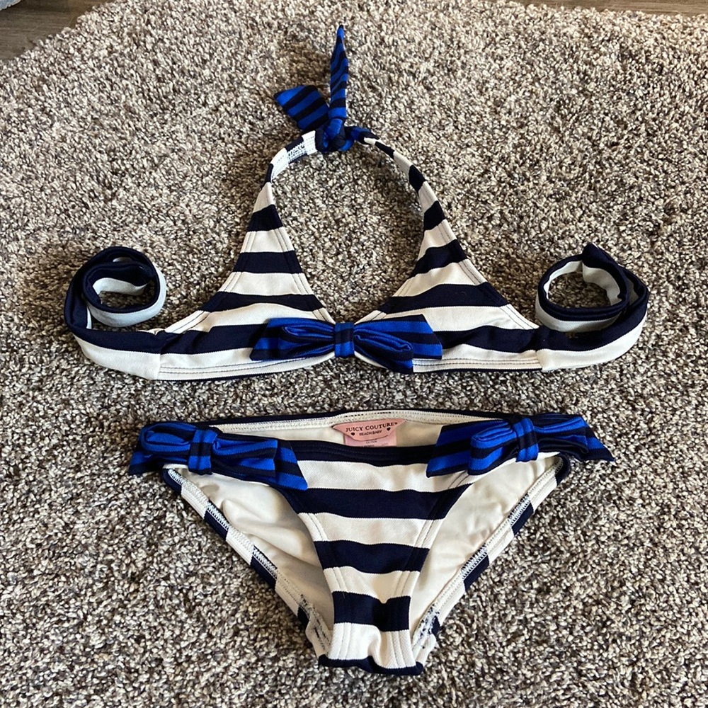 Juicy Couture Beach Baby Bikini Swimsuit Sz 4